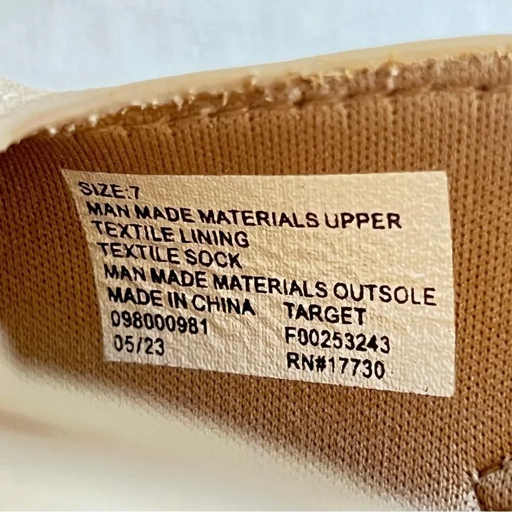 Goodfellow Unisex Beige Faux Suede Buckle Slip-on Clogs SZ Men 7 / Women 8.5